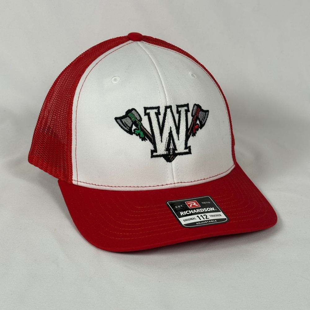 WYAA Waxahachie Youth Sports Trucker Hat Richardson 112 OSFM Red White Cap